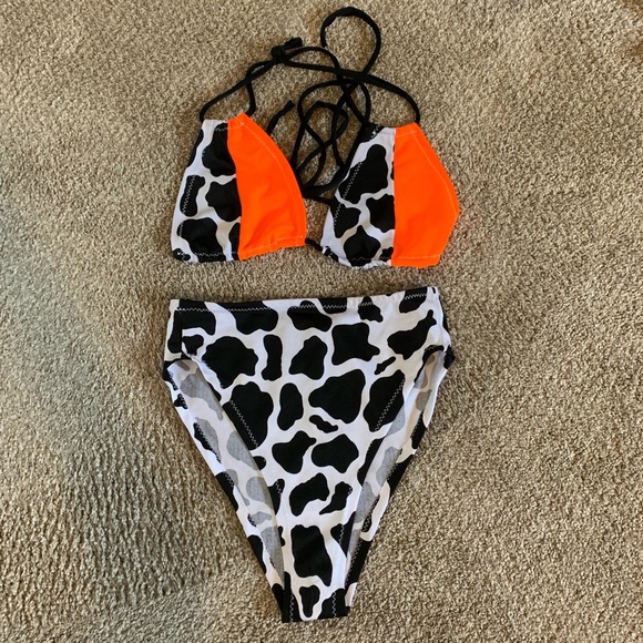 Cow Print Rave Set - Picture 4 of 4